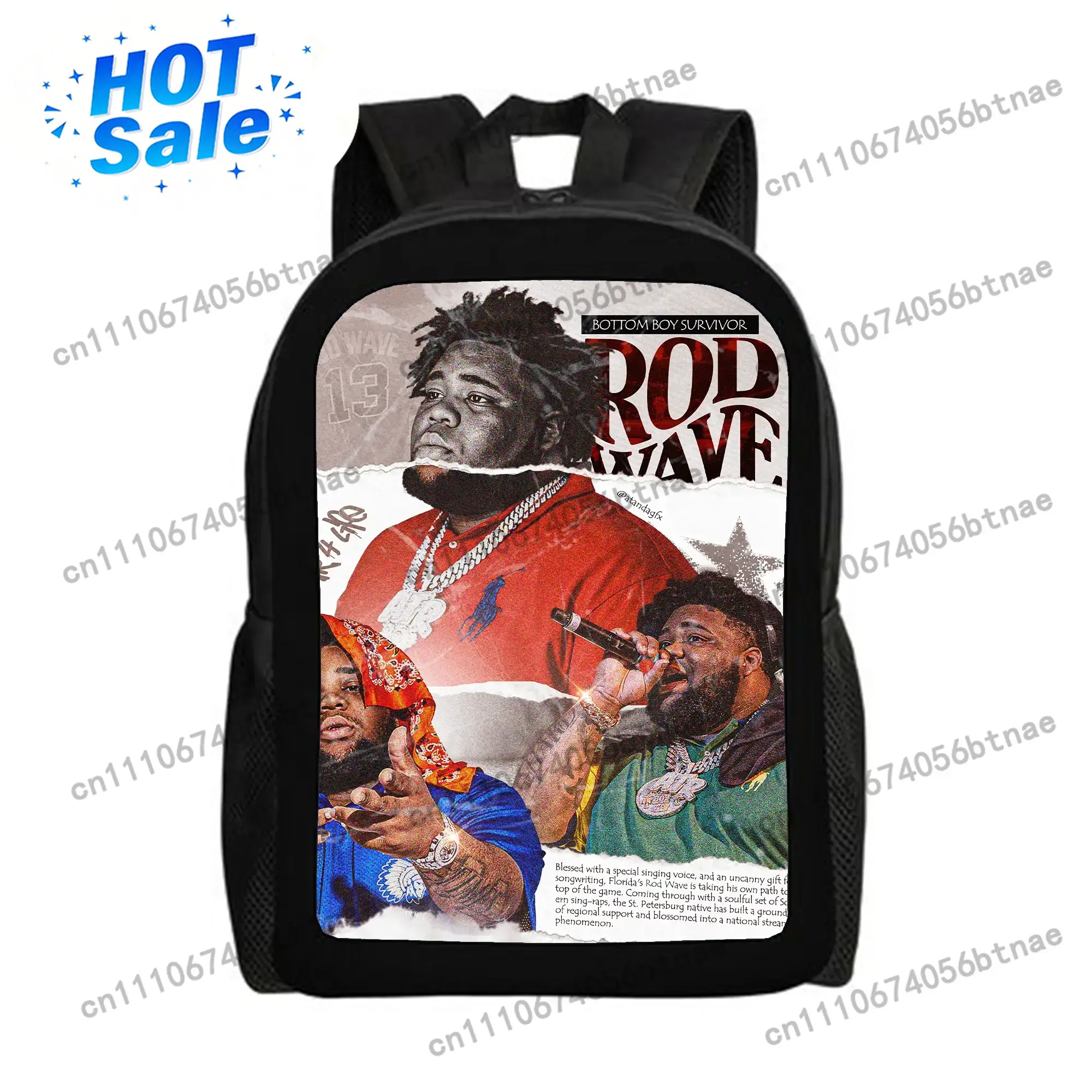 School Backpack Teen - Rod-Wave-Backpacks For Girls, Cute School Backpack,
