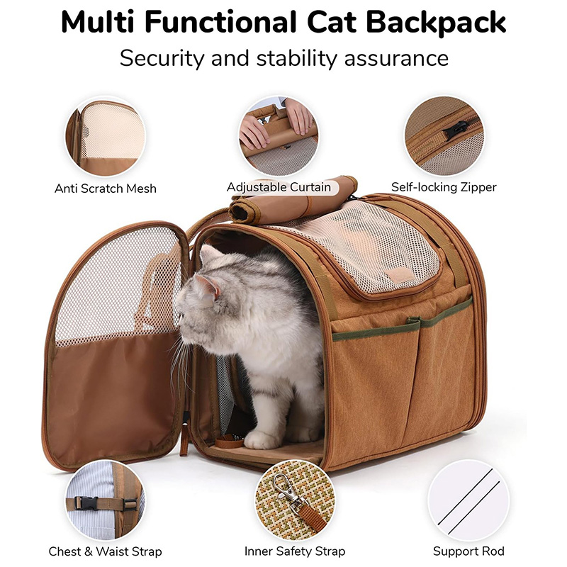 Cat Carrier Portable Cat Backp - Foldable Backpack Small review and price