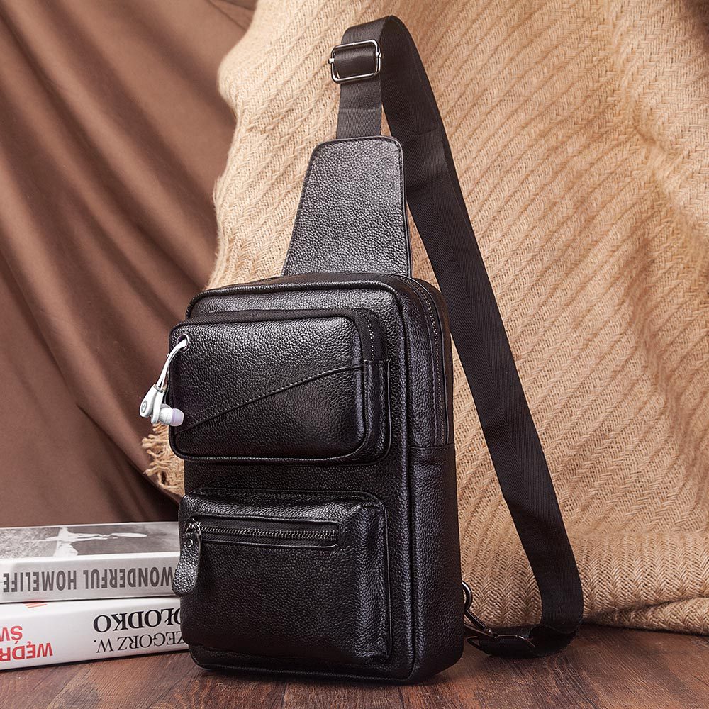 Fashion Multifunction Chest Ba - Leather Backpack Vintage review and price